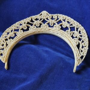 Elegant Vintage Bead & Rhinestone Headband